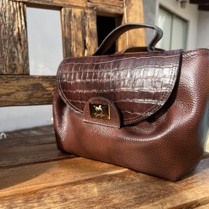 Bolsa Mariana - Pinhão com croco