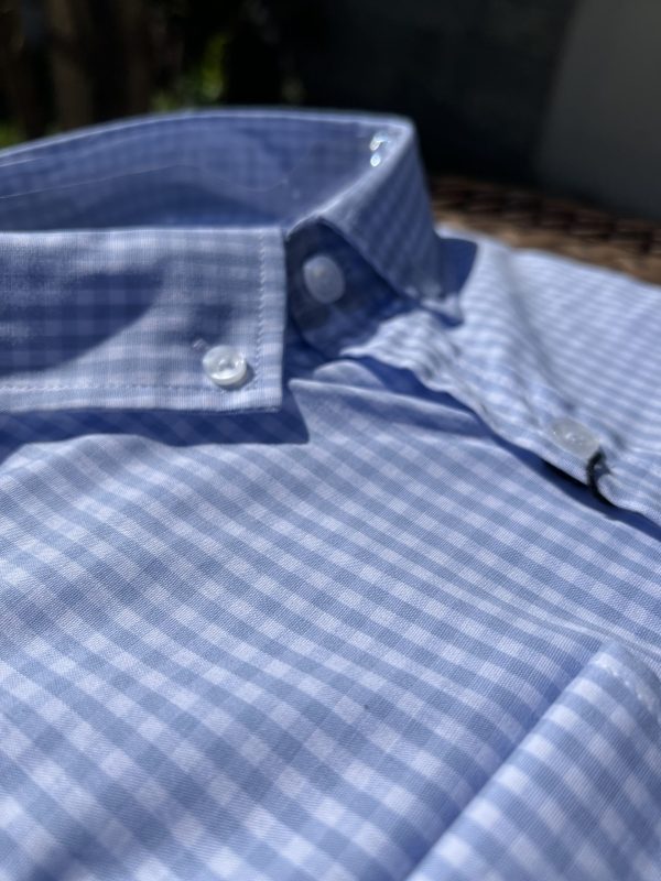 Camisa - Xadrez Azul Claro - Imagem 3