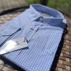 Camisa - Xadrez Azul Claro