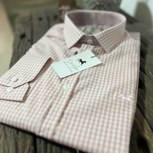 Camisa Xadrez - Rose e Branco