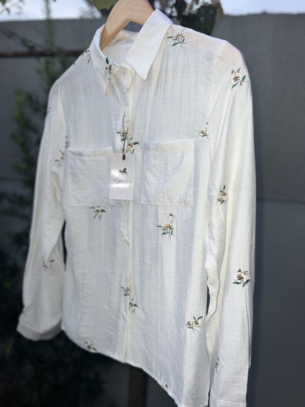 Camisa Bordado Floral