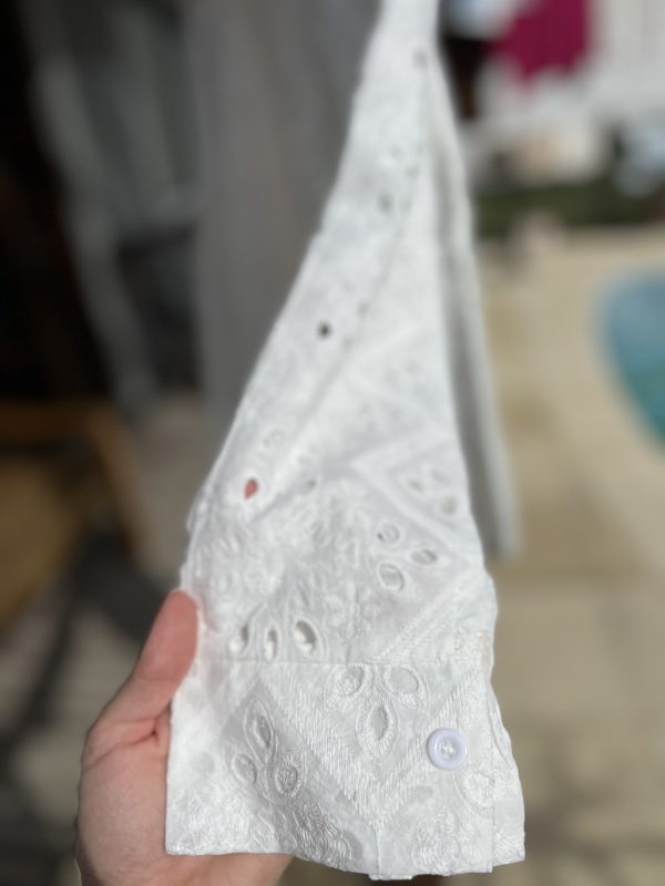 Camisa Broderie - Off White - Imagem 3