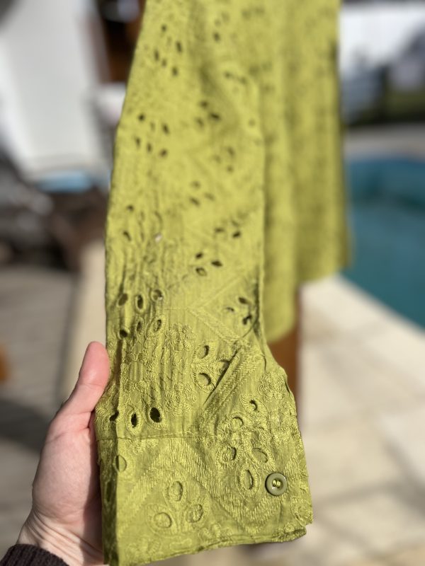 Camisa Broderie - Verde Oliva - Imagem 3