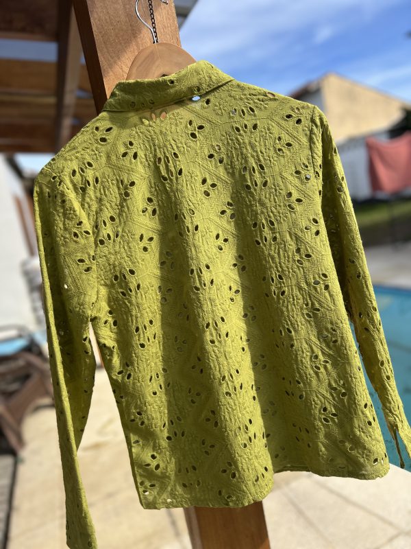 Camisa Broderie - Verde Oliva - Imagem 2