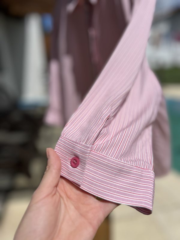 Camisa Listrada - Rosa - Imagem 2