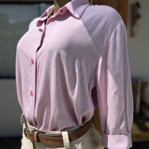 Camisa Listrada - Rosa