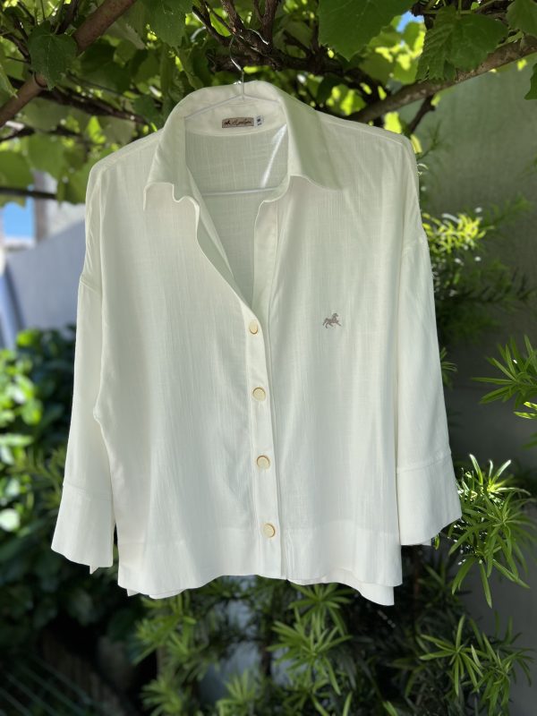 Camisa Detalhes - Off-white