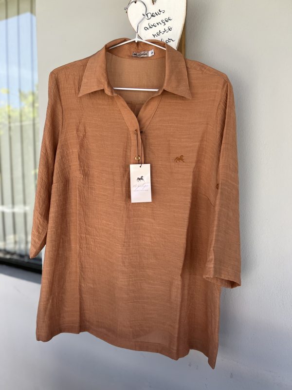 Camisa V - Cor telha
