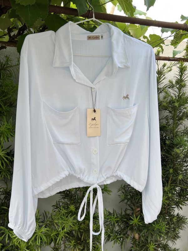 Camisa Amarração - Cor branco