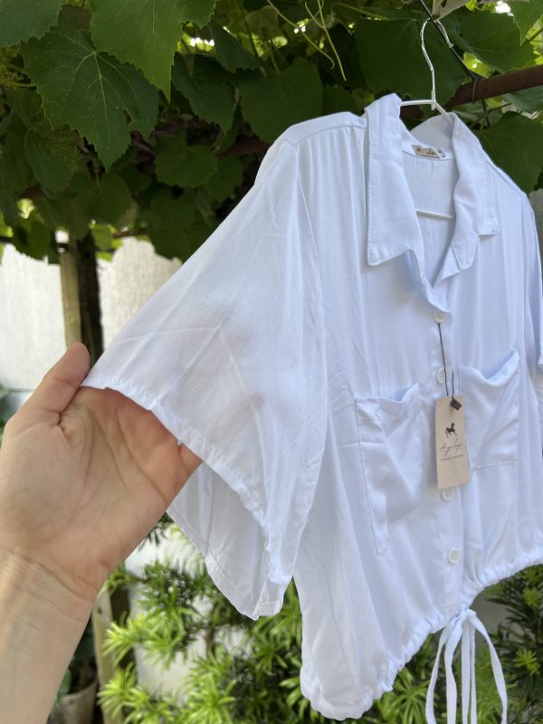 Camisa Amarração - Cor branco - Imagem 2
