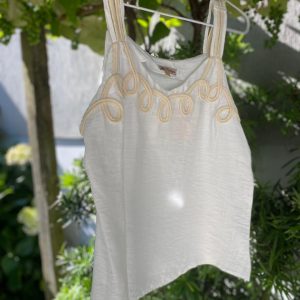 Blusa alça - Cor branco