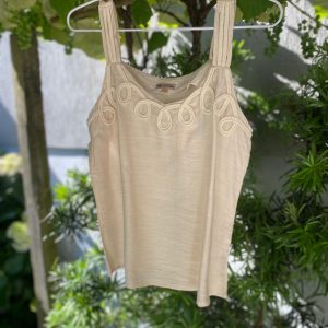 Blusa alça - Cor nude