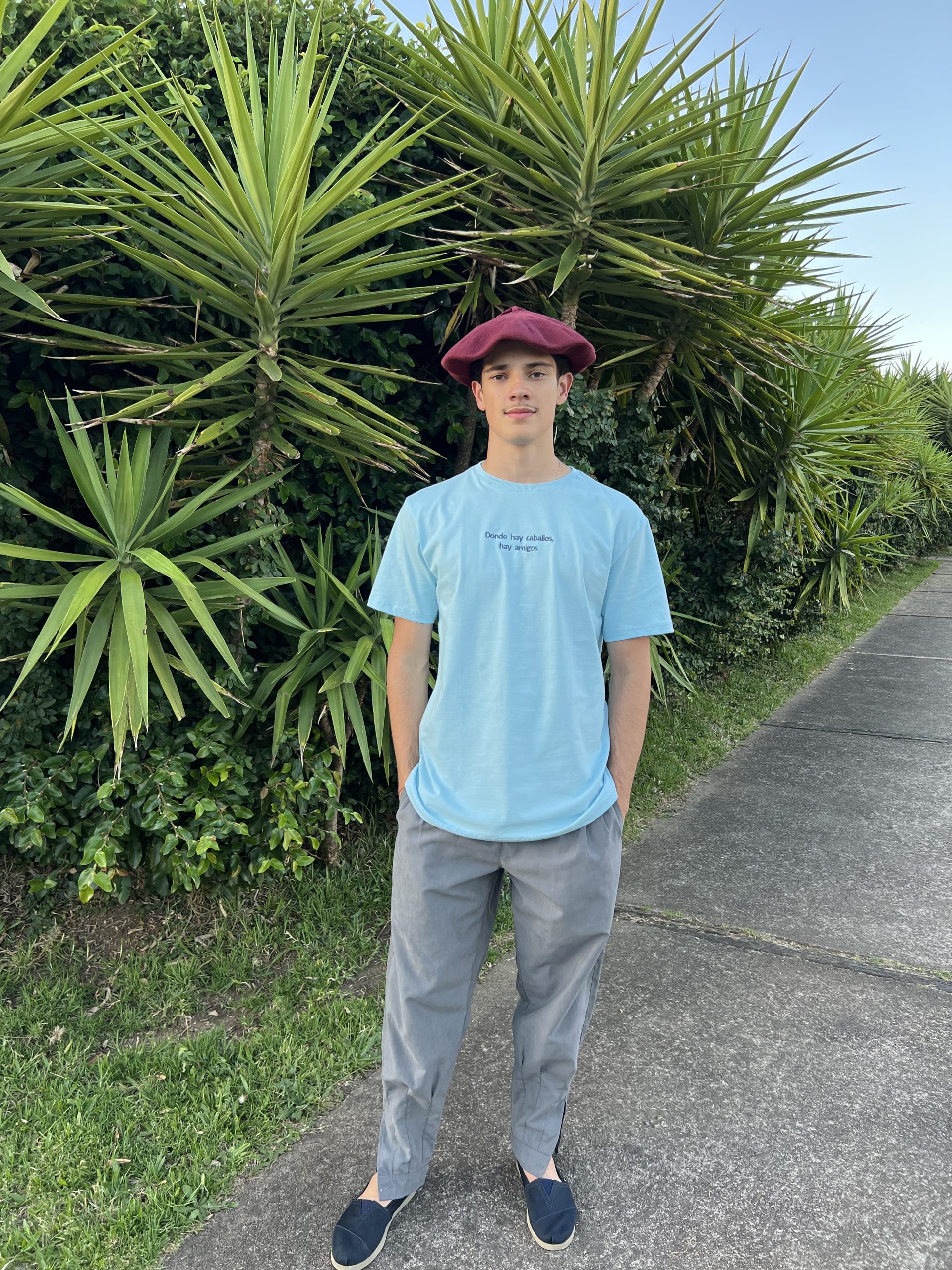 Camiseta - Cor azul claro - Imagem 3