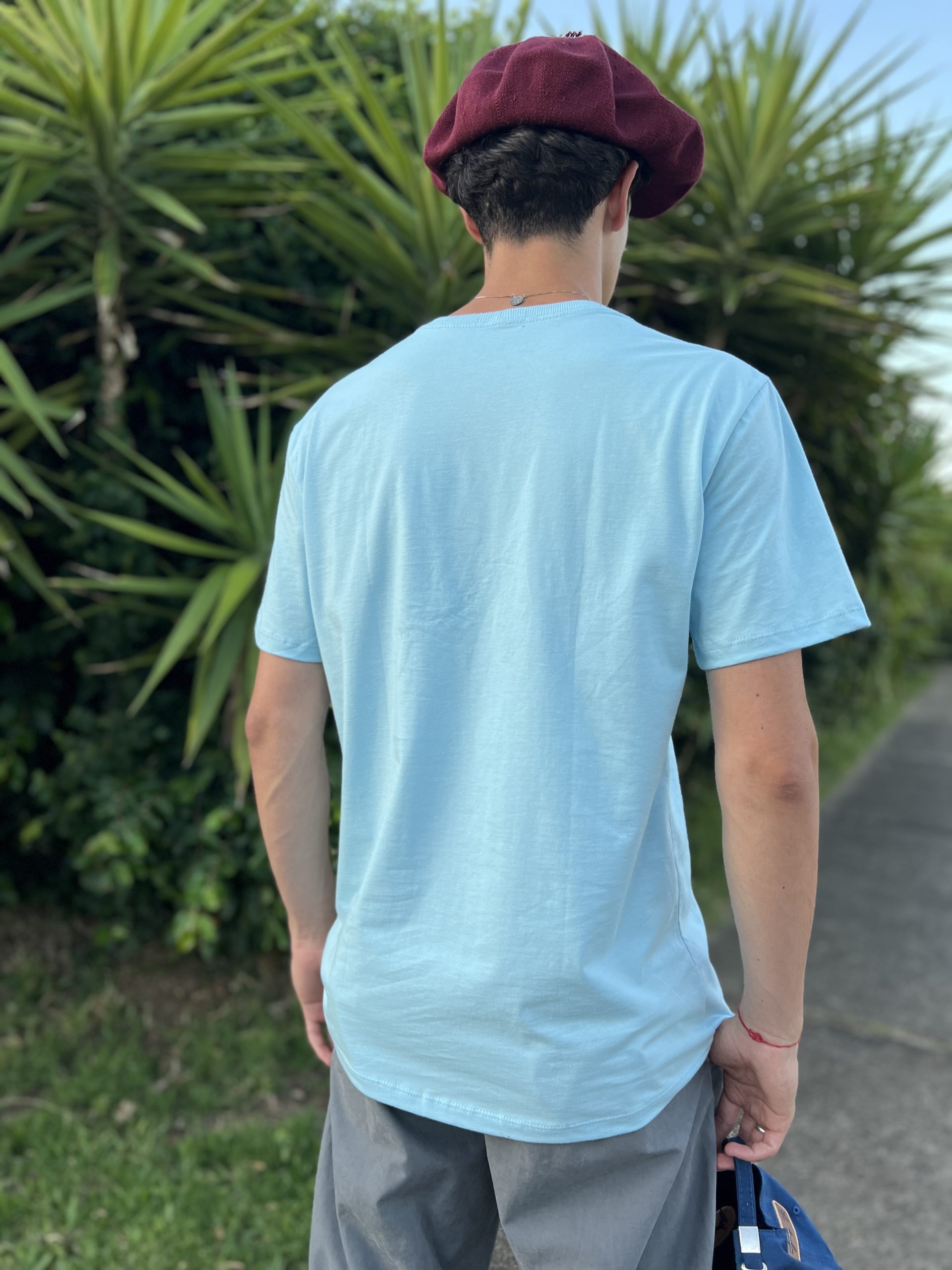 Camiseta - Cor azul claro - Imagem 2