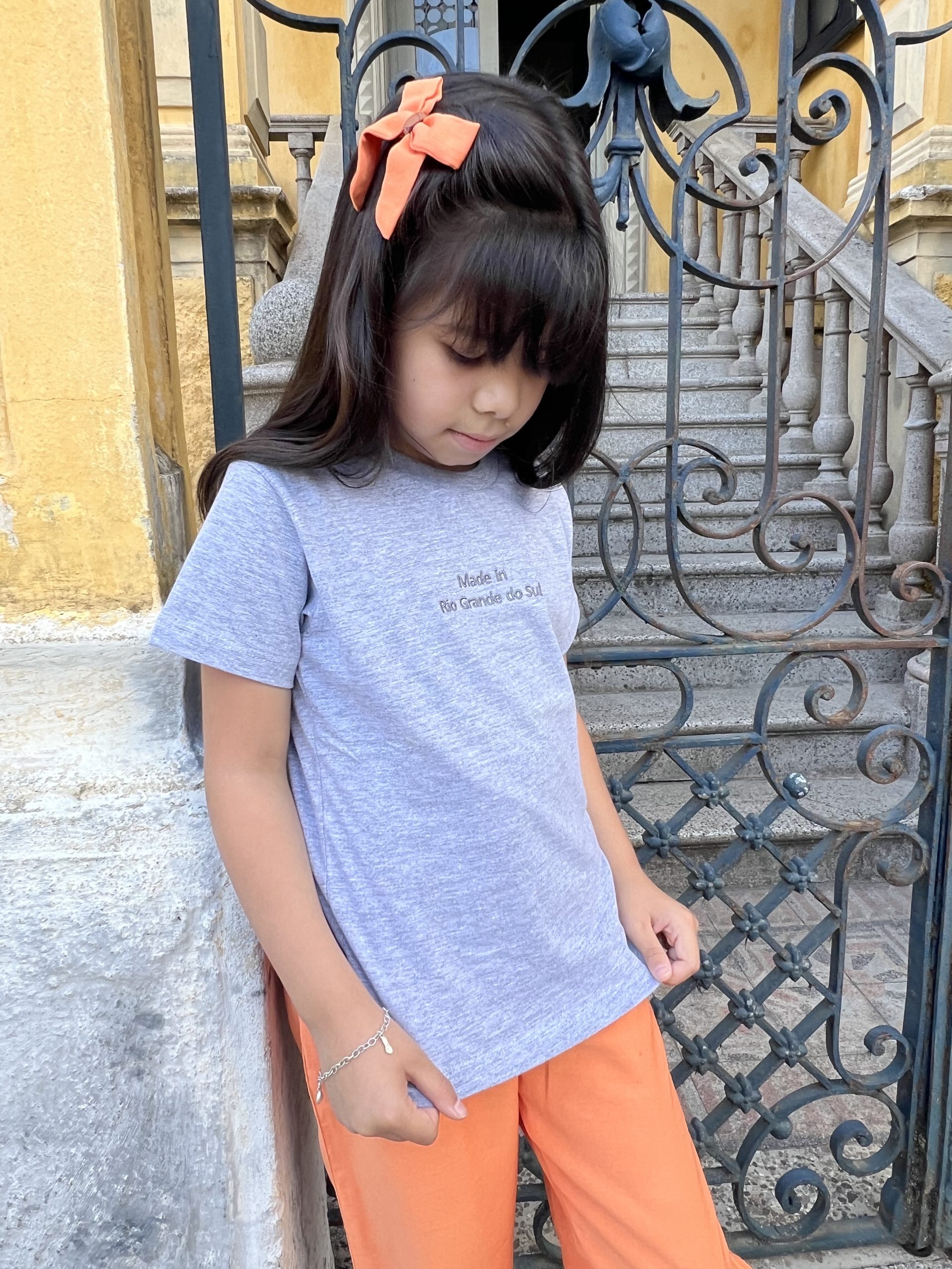 Camiseta - Cor cinza claro - Imagem 2