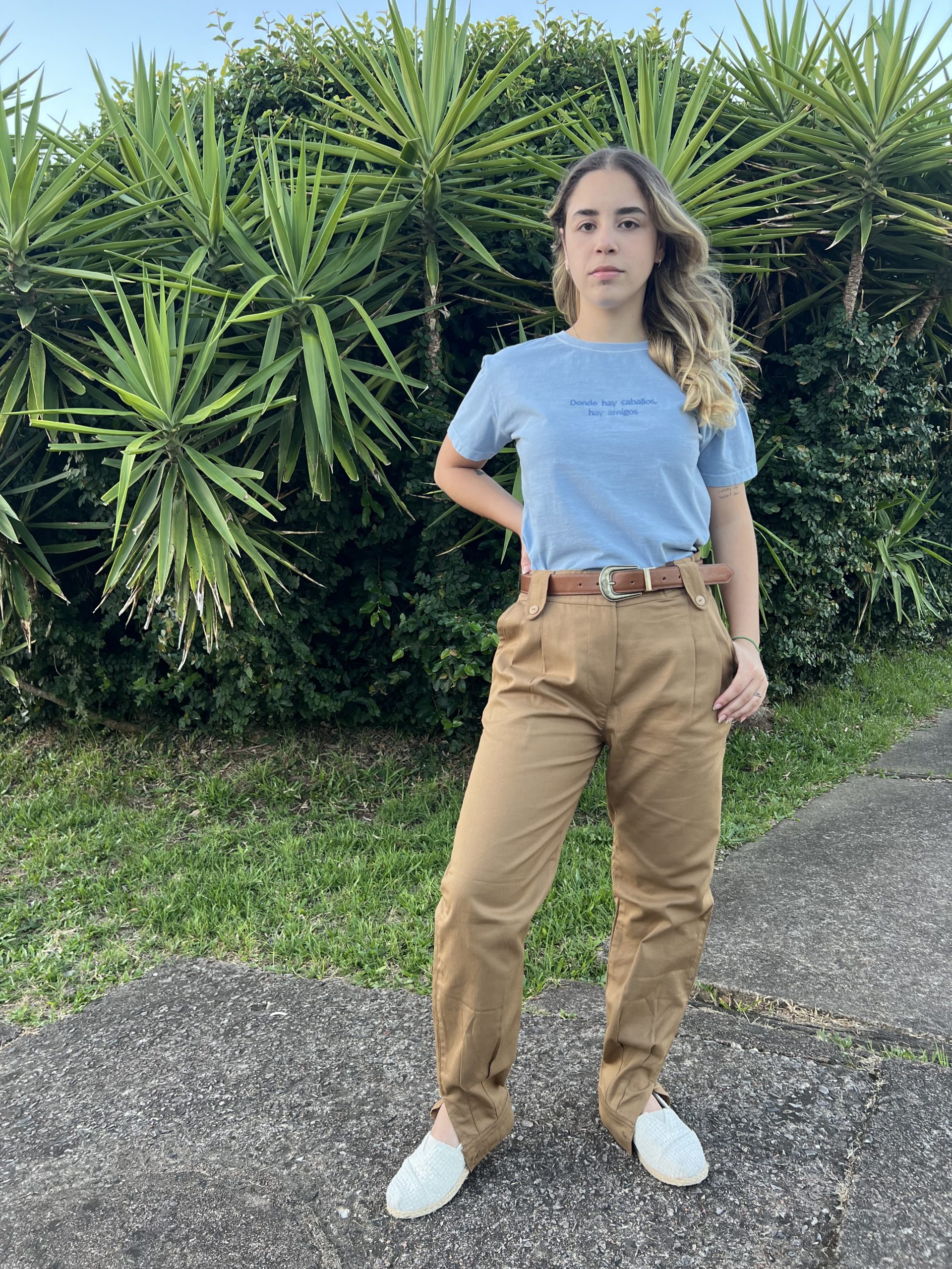 Camiseta - Cor azul claro - Imagem 2