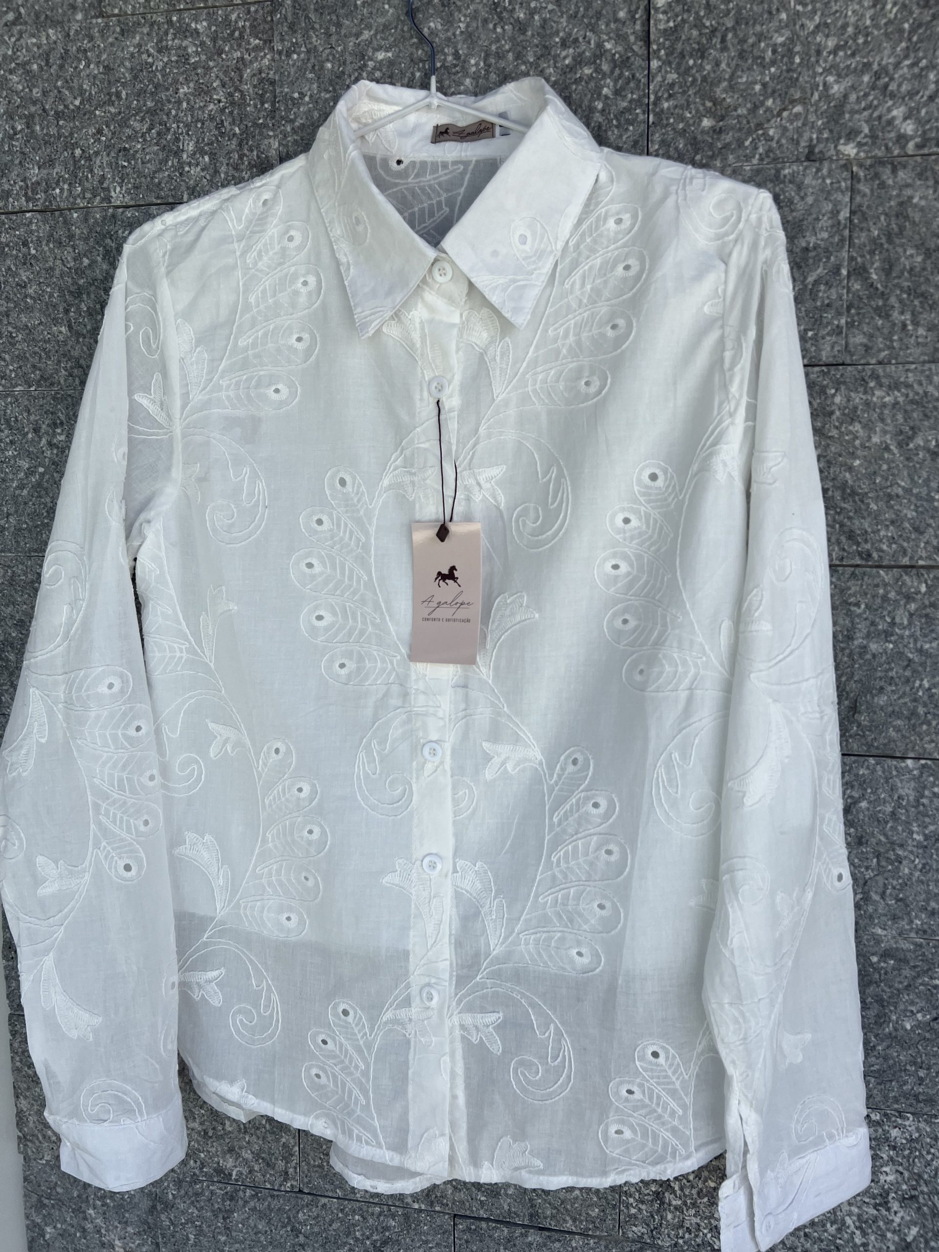 Camisa Broderie/Laise